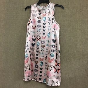 Kimchi Blue- silk shift dress from UO